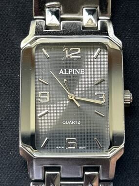 Alpine Silver Tone Gray Dial Women’s Quartz Watch